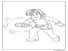 El Feneri Tutan Itfaiyeci Sam Boyama Sayfası