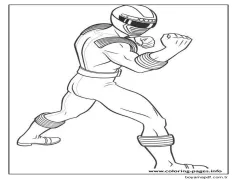 Erkek Güç Korucusu Boyama Sayfası