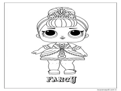 Fantezi Lol Bebek Boyama Sayfası