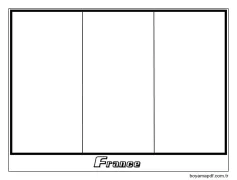 Fransa 1'yı Çizmek Boyama Sayfası