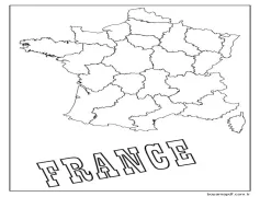 Fransa 3'yı Çizmek Boyama Sayfası