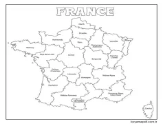 Fransa 5'yı Çizmek Boyama Sayfası