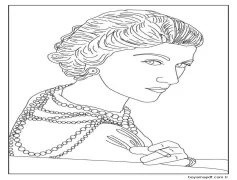 Fransa 7'yı Çizmek Boyama Sayfası