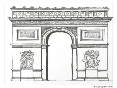 Fransa çocuklar için ücretsiz yazdırılabilir Boyama Sayfası
