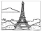 Fransa ücretsiz kolay Boyama Sayfası