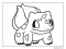 Fushigidane veya Bulbasaur Boyama Sayfası