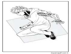 Genos Atlama Boyama Sayfası