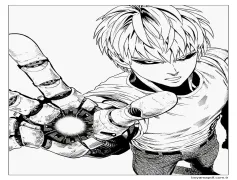 Genos Dövüşü Boyama Sayfası