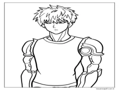 Genos Yüzü Boyama Sayfası