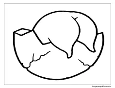 Gudetama Ücretsiz Resmi Boyama Sayfası