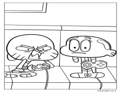 Gumball (12) Boyama Sayfası