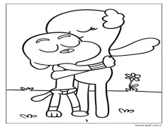 Gumball (15) Boyama Sayfası