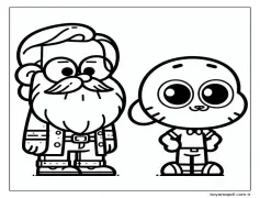 Gumball (17) Boyama Sayfası