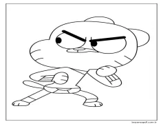 Gumball (2) Boyama Sayfası