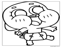 Gumball (4) Boyama Sayfası