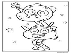 Gumball (5) Boyama Sayfası