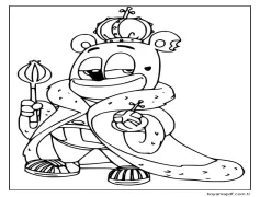 Gummy Bears Çocuklar için Ücretsiz yazdırılabilir Boyama Sayfası