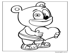 Gummy Bears Yazdırılabilir Boyama Sayfası