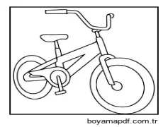 Güzel Bisiklet Boyama Sayfası