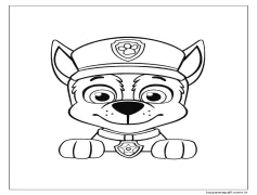 Güzel Chase Boyama Sayfası