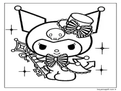 Güzel Kuromi Boyama Sayfası