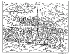 Güzel şehir Boyama Sayfası