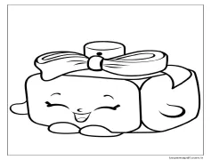 Güzel Yay Kay Shopkin Boyama Sayfası