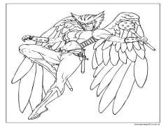 Harika Şahin Kız Boyama Sayfası