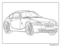 Havalı BMW Boyama Sayfası