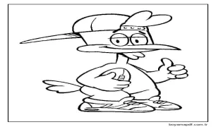 Havalı Tavuk Boyama Sayfası