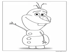 Hoş Olaf Boyama Sayfası