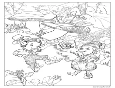 İrlanda Halkbilimi Leprikon çizin Boyama Sayfası