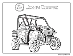 John Deere 4 Boyama Sayfası