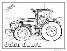 John Deere 7930 Boyama Sayfası
