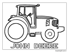 John Deere Boyama Sayfası