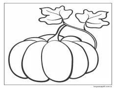 Kabak (15) Boyama Sayfası