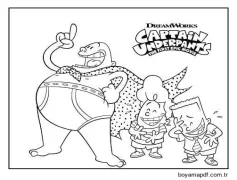 Kaptan Külot Logosu Boyama Sayfası