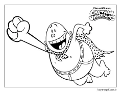 Kaptan Külot Uçan Boyama Sayfası