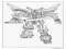 Kılıç Tutan Power Rangers Robotu Boyama Sayfası