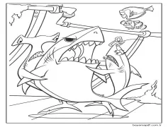 Kızgın Bruce Boyama Sayfası