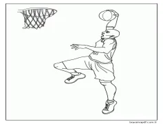 Kobe Bryant Resim Boyama Sayfası