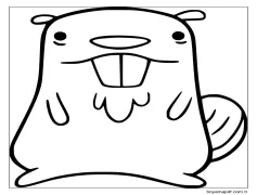 Kolay Kunduz Boyama Sayfası