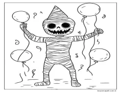 Kolay Mumya Boyama Sayfası