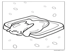 Komik Gudetama Boyama Sayfası