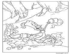 Komik Lumière Boyama Sayfası