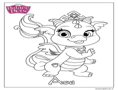 Kül Prensesi Boyama Sayfası