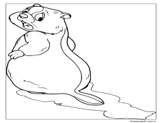 Kunduz Ücretsiz Yazdırılabilir Boyama Sayfası