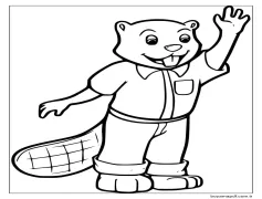 Kunduz Yazdır Boyama Sayfası