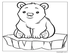 Kutup ayısı (10) Boyama Sayfası