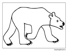 Kutup Ayısı Ücretsiz Resmi Boyama Sayfası